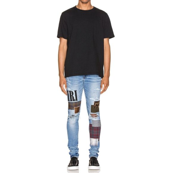 AMIRI Grunge Patch Distressed Jean-sz 33 (Waist 31) - Picture 5 of 16